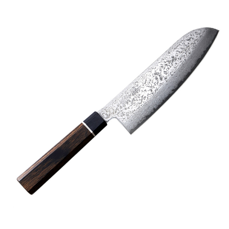 Кухонний ніж Санток 167 мм Suncraft Senzo Black (BD-04)