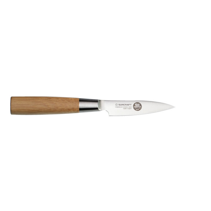 Ніж для чищення овочів 80 мм Suncraft MU Bamboo (MU-01)