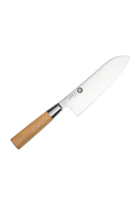 Кухонний ніж Сантоку 167 мм Suncraft MU Bamboo (MU-03)
