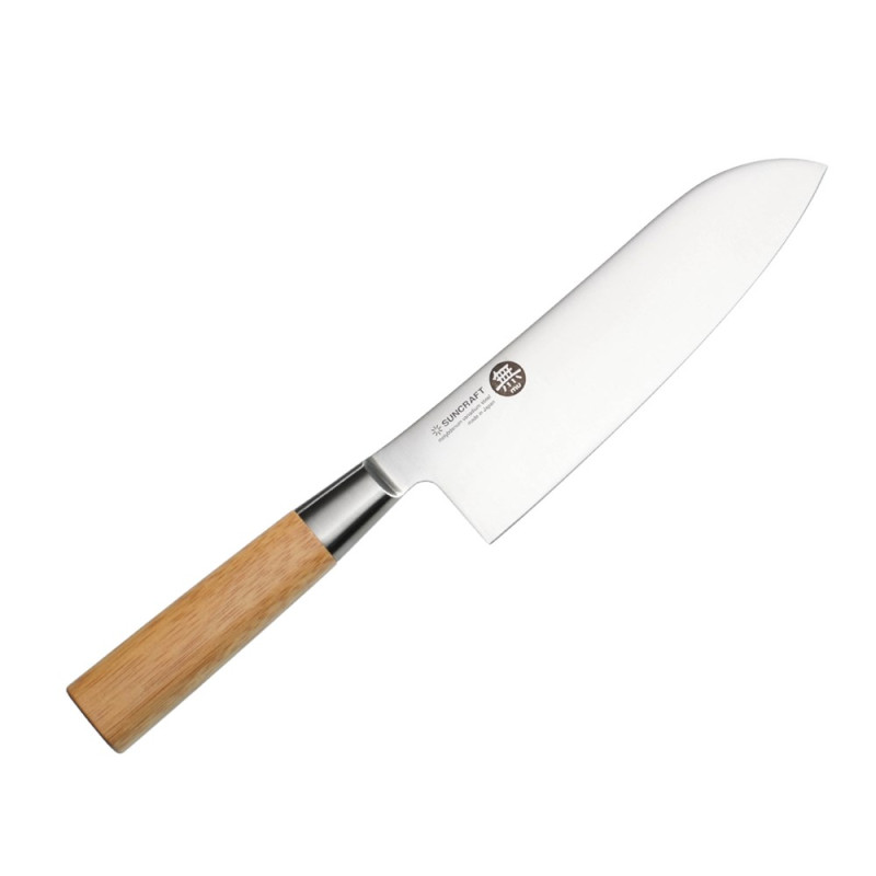 Кухонний ніж Сантоку 167 мм Suncraft MU Bamboo (MU-03)