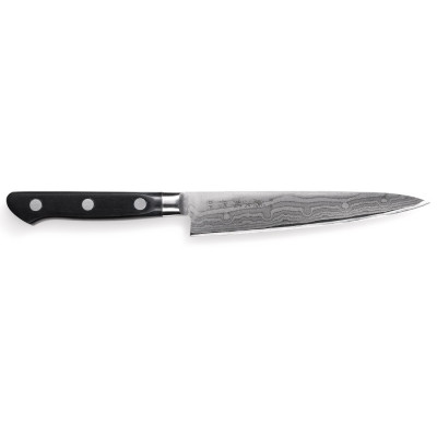 Кухонний ніж універсальний 150 мм Tojiro Classic Damascus (F-651)