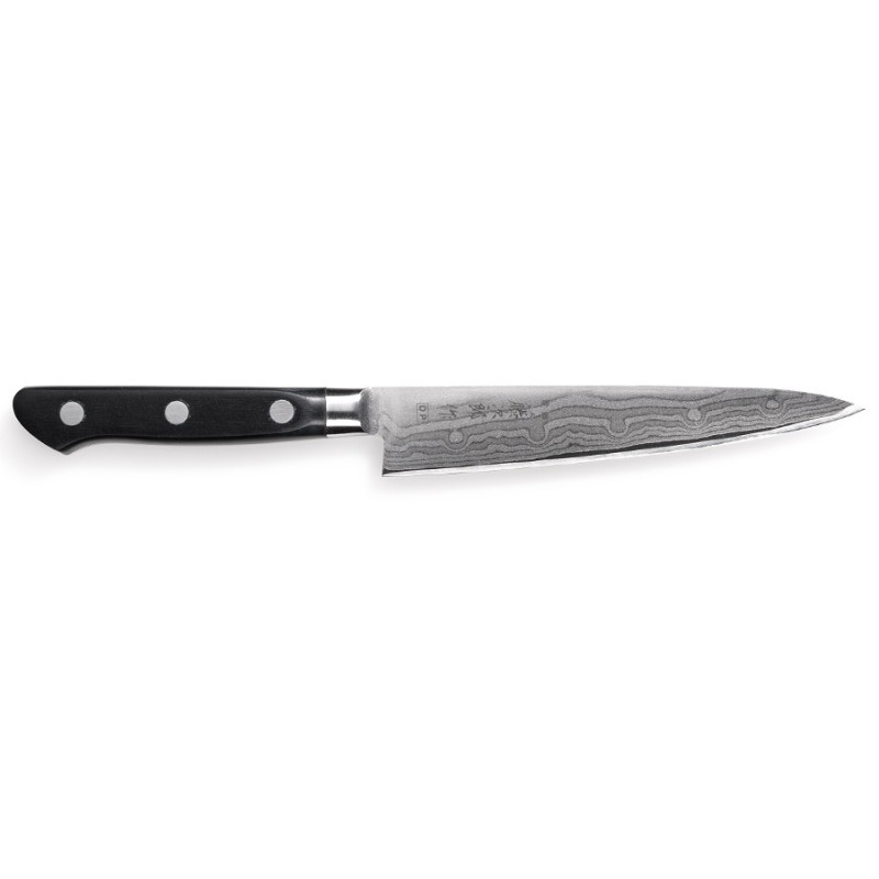 Кухонний ніж універсальний 150 мм Tojiro Classic Damascus (F-651)