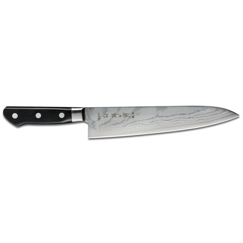 Кухонний Шеф ніж 240 мм Tojiro Classic Damascus (F-656)