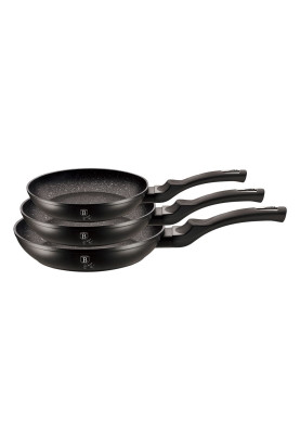 Набір сковорідок Berlinger Haus Black Silver Collection (BH-6159)