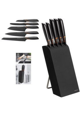 Набір із 5 ножів у блоці Fiskars Edge (1003099)