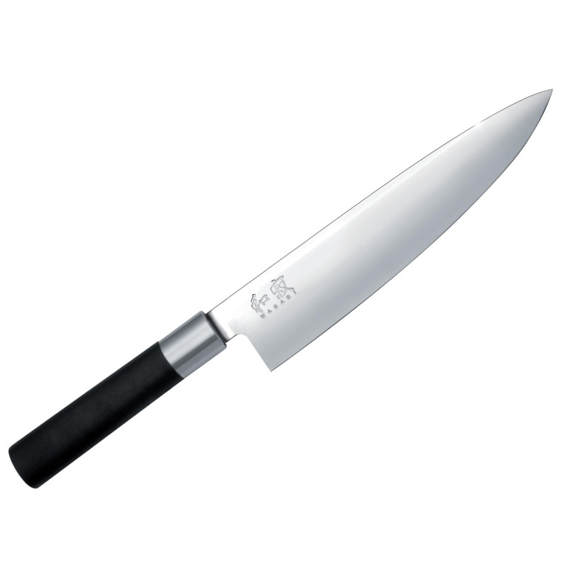 Ніж кухонний Шеф 200 мм KAI Wasabi Black (6720C)