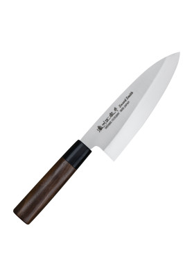 Ніж кухонний Деба 160 мм Satake Kenta Walnut (808-040)