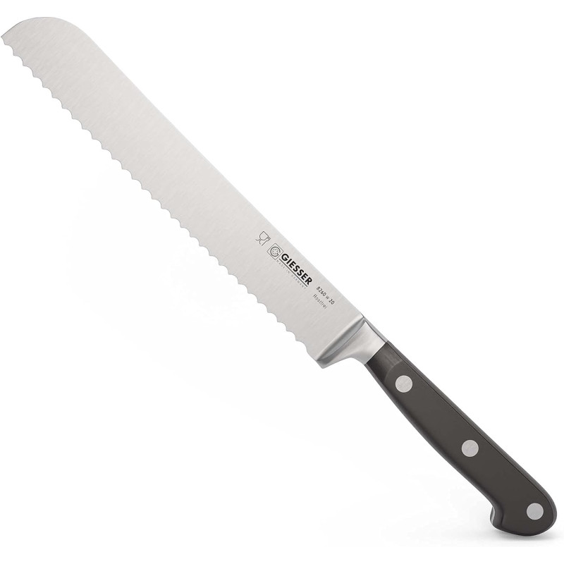 Кухонний ніж для хліба 200 мм Giesser Chef's Classic (8260 w 20)
