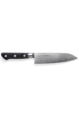 Кухонний ніж Сантоку 170 мм Tojiro Classic Damascus (F-659)