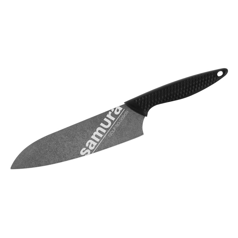 Ніж кухонний Сантоку 180 мм Samura Golf Stonewash (SG-0095B)