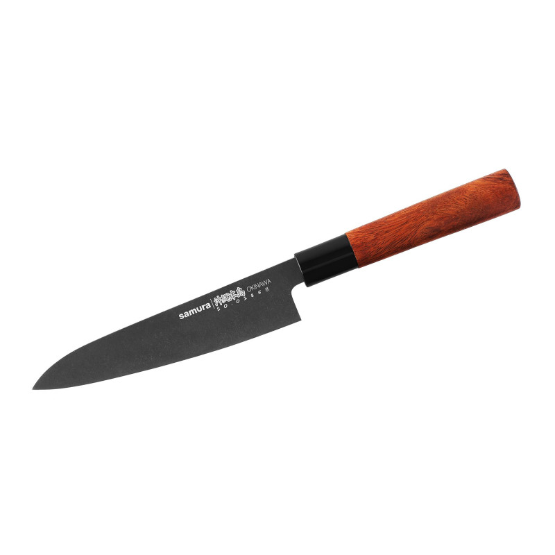Ніж кухонний Шеф 170 мм Samura Okinawa Stonewash (SO-0185B)