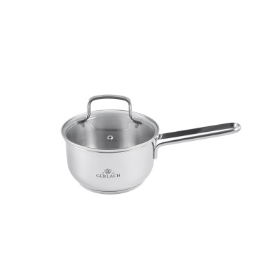 Ківш із кришкою 16 см 1,5 л Gerlach Simple (5901035501034)