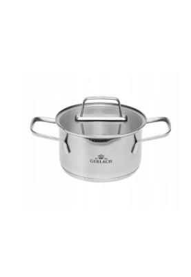 Каструля з кришкою 18 см 2 л Gerlach Ambiente (5901035504424)
