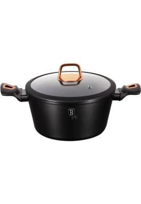 Каструля з кришкою 20 см 2,5 л Berlinger Haus Black Rose Collection (BH-1641N)