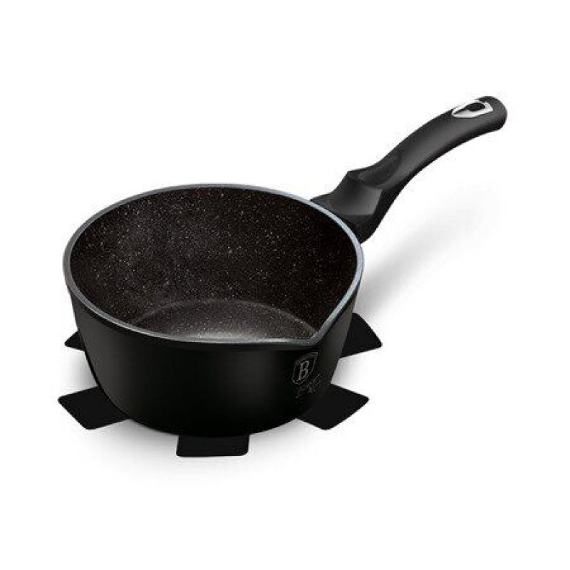 Ківш Berlinger Haus Black Silver Collection 1.2л з мармуровим покриттям (BH-1847)