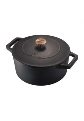 Каструля чавунна 2,75 л Berlinger Haus Metallic Line Rose Gold Edition (BH-6491)