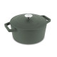 Каструля чавунна 24 см 4,35 л Berlinger Haus Matte Green (BH-6544)