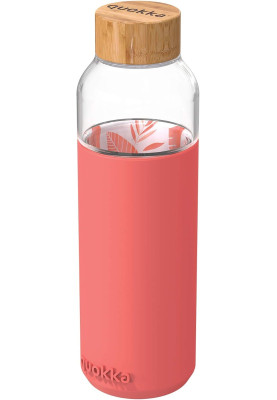 Пляшка для води Quokka Pink Botanical 660 мл (40006)