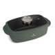 Жаровня зі скляною кришкою і ручкою ароматизації Berlinger Haus Matte Green Collection (BH-8775)