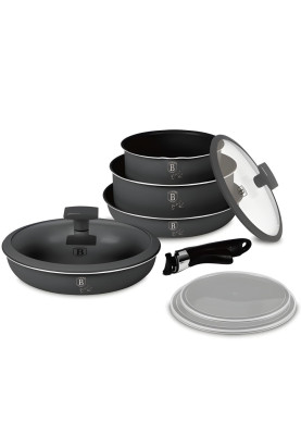 Набір посуду 9 предметів Berlinger Haus Anthracite Collection (BH-8256)