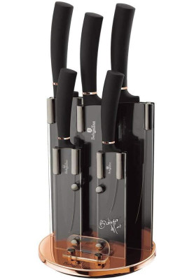 Набір ножів із 6 предметів Berlinger Haus Black Rose Collection (BH-2336)