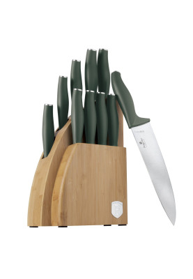 Набір ножів із 10 предметів Berlinger Haus Matte Green Collection (BH-3123)