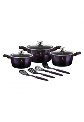 Набір посуду 10 предметів Berlinger Haus Purple Eclipse Collection (BH-7141)