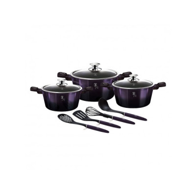 Набір посуду 10 предметів Berlinger Haus Purple Eclipse Collection (BH-7141)