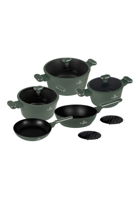 Набір посуду 10 предметів Berlinger Haus Matte Green Collection (BH-8207)