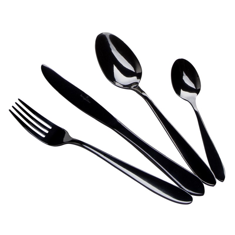 Набір столових приборів 24 предмети Berlinger Haus Black Collection (BH-3077)