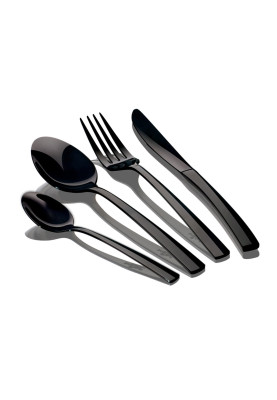 Набір столових приборів 24 предмети Berlinger Haus Matte Black Collection (BH-3080)