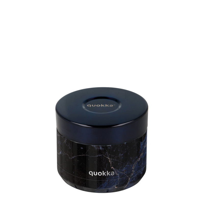 Термос для їжі Quokka Black Marble 360 мл (40101)