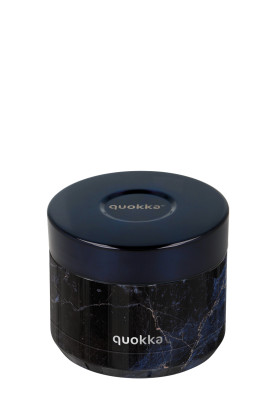 Термос для їжі Quokka Black Marble 600 мл (40111)