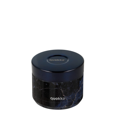 Термос для їжі Quokka Black Marble 600 мл (40111)