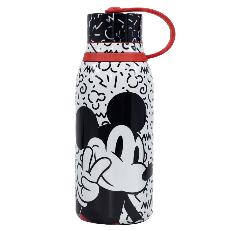 Термопляшка дитяча з силіконовою ручкою 330 мл Stor Mickey Mouse (74341)