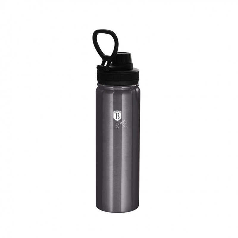 Пляшка для води Berlinger Haus Metallic Line Carbon Pro Edition 540 мл (BH-7753)