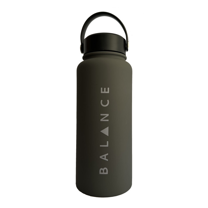 Спортивна термопляшка 1 л Vitality The Element Bottle (Dark grey)