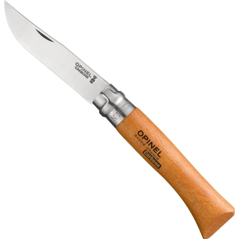 Складаний ніж Opinel №10 з вуглецевої сталі (000403)