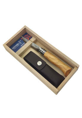Складний ніж Opinel №8 нержавіюча сталь у подаручному футлярі (001004)