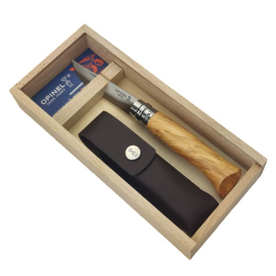 Складний ніж Opinel №8 нержавіюча сталь у подаручному футлярі (001004)