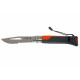 Ніж Opinel Outdoor Orange №8 нержавіюча сталь (001577)
