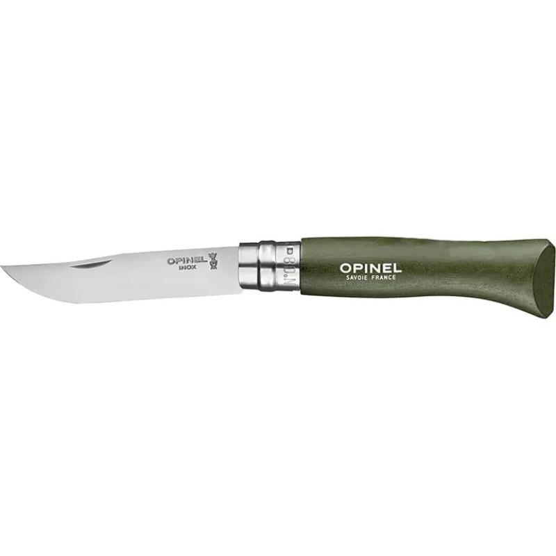 Ніж Opinel Inox №8 зелений нержавіюча сталь (001980)