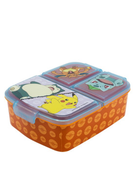 Ланч-бокс дитячий на 3 відділення Stor Pokemon (08020)