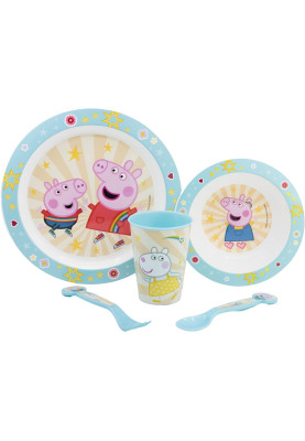 Набір посуду дитячий 5 предметів Stor Peppa Pig (41260)