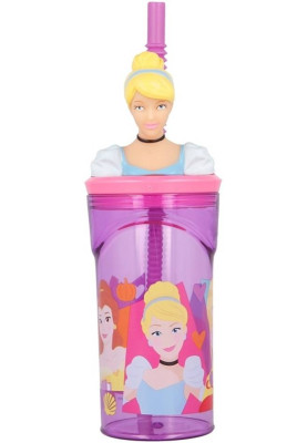 Стакан для дітей з трубочкою 360 мл Stor Disney Princess (51266)