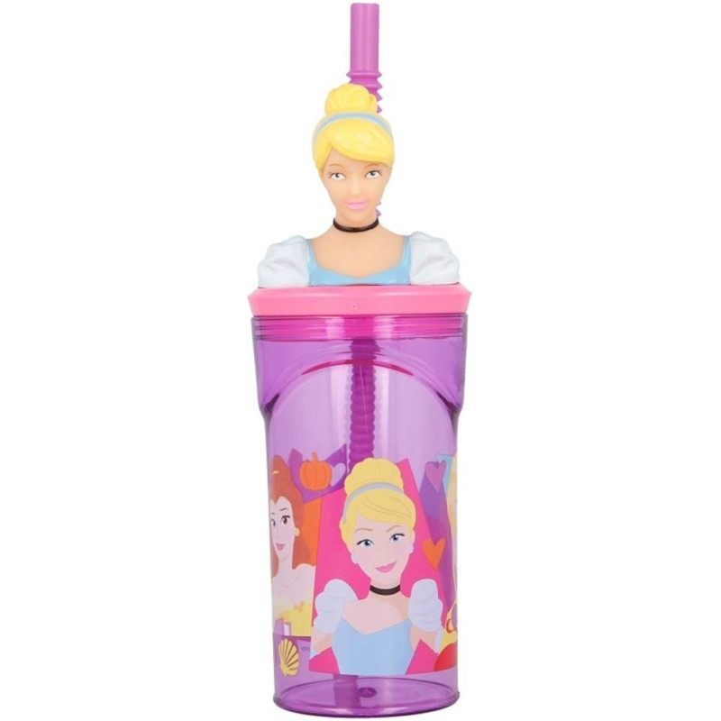Стакан для дітей з трубочкою 360 мл Stor Disney Princess (51266)
