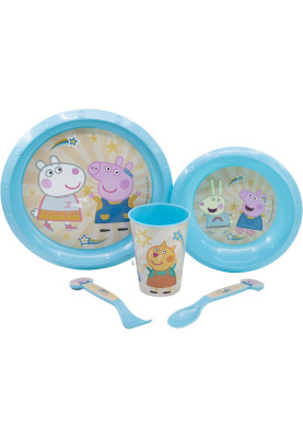 Набір посуду дитячий 5 предметів Stor Peppa Pig (52815)