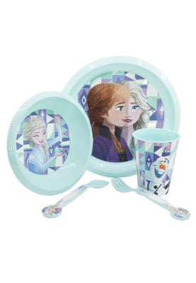 Набір посуду дитячий 5 предметів Stor Frozen (74215)