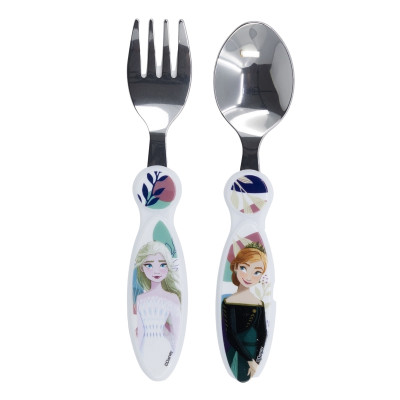 Дитячий набір столових приборів 2 предмета Stor Frozen (74218)