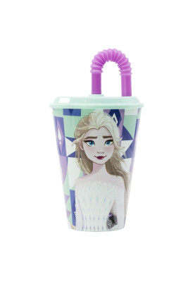 Стакан для дітей з трубочкою 430 мл Stor Frozen (74230)